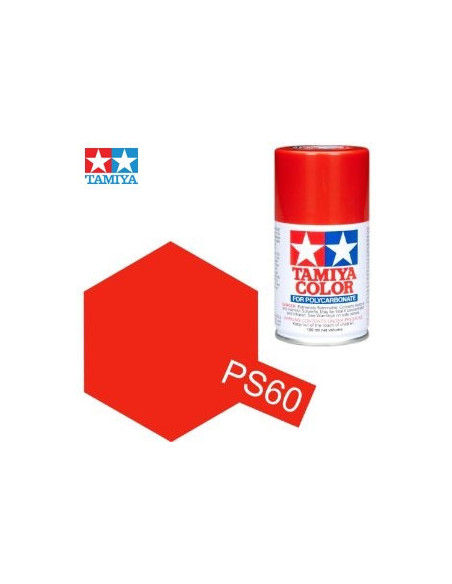 PS-60 rouge mica lexan bombe 100ml