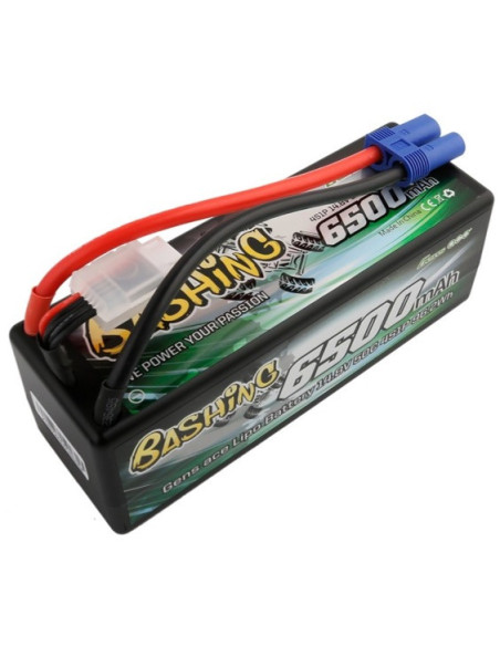 Batterie lipo 6500 mAh 4S 14,8v 50C prise EC5