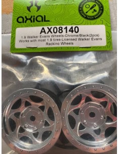 Axial jante 1.9 Walker chromé (x2)