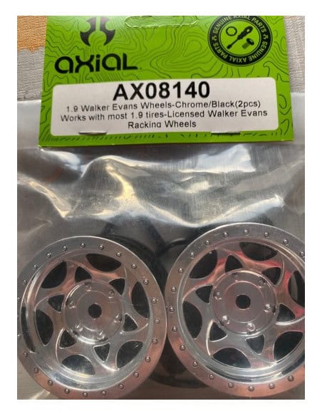 Axial jante 1.9 Walker chromé (x2)