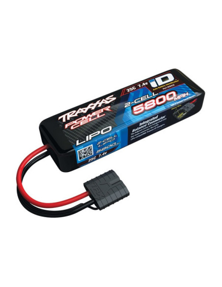 Accu lipo ID Traxxas 5800 MAH 7,4v 25C
