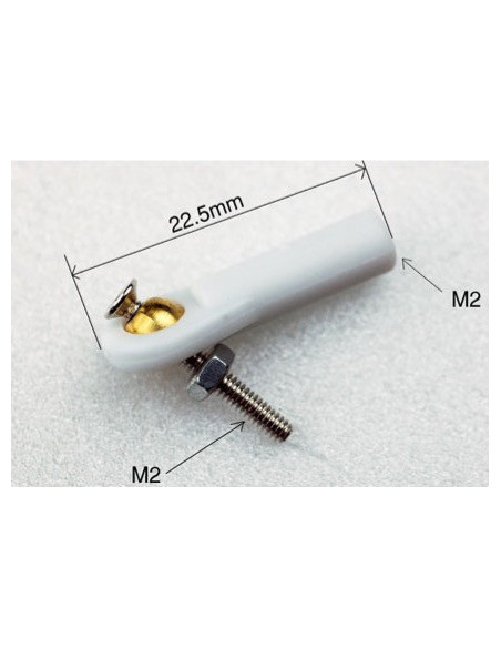 Chape à rotule M2 Avec visserie Inox Livré par 5