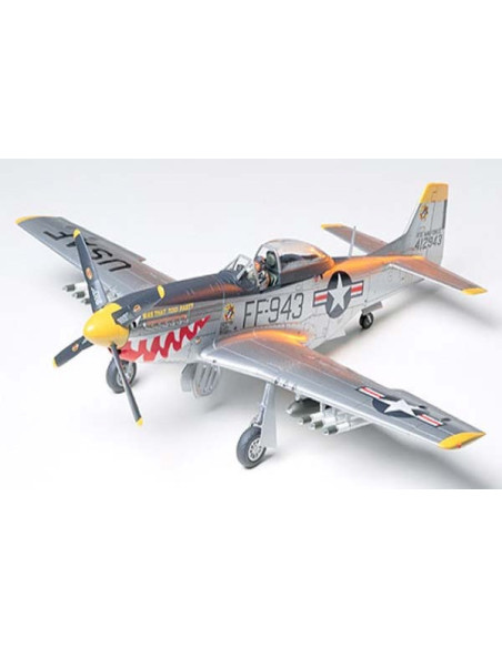 Maquette avion F-51D Mustang guerre de Corée 1/48