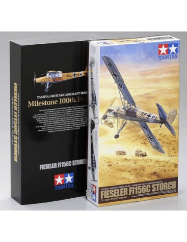 Maquette avion Fieseler Fi 156C Storch 1/48