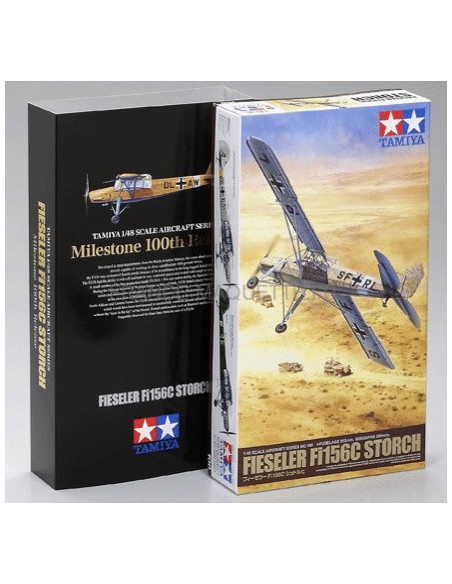 Maquette avion Fieseler Fi 156C Storch 1/48