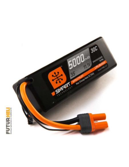 Batterie lipo 5000 mAh 3S 11,1v 30c prise IC5