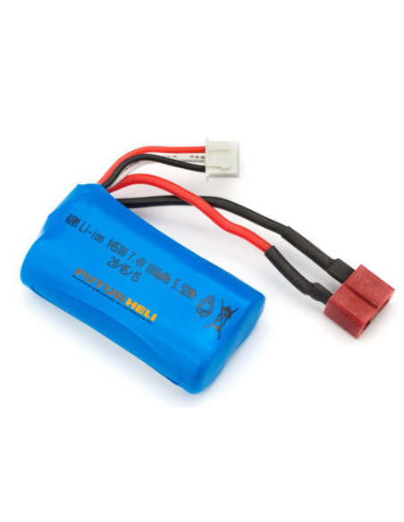 Batterie LI-ion 800 mAh 7,4v prise Dean (T)