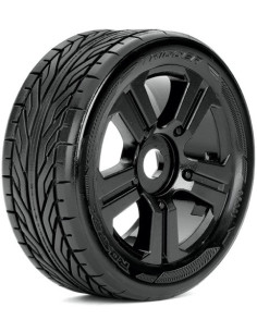 Roues complète rally 1/8eme hexagonal de 17mm (x2)