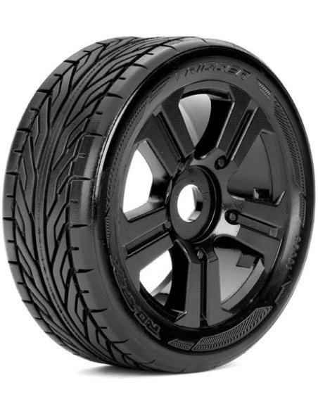 Roues complète rally 1/8eme hexagonal de 17mm (x2)