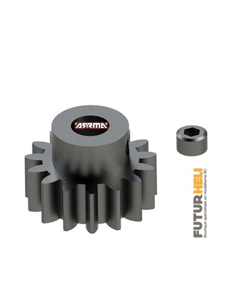 Pignon metal 15dents module 1 trou 5mm AR310476