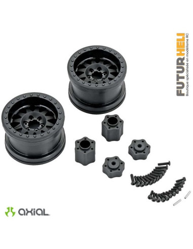 1/10 Method IFD 2.2 Beadlock Wheels, 12mm Hex, Black (2)