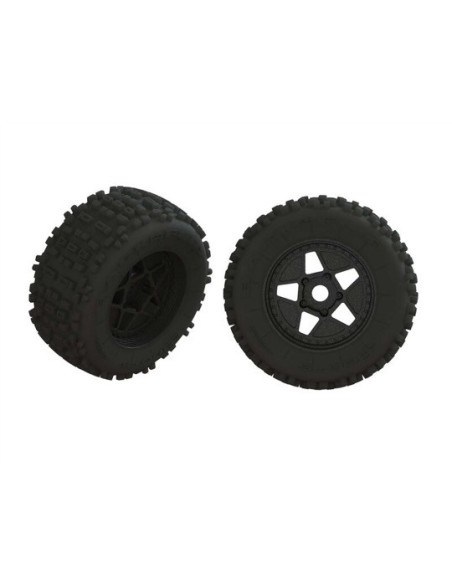 Roues complète dBoots Backflip pneus collés (x2)