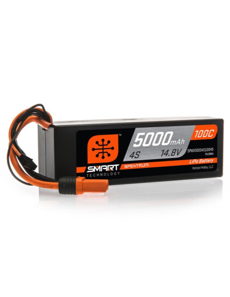 Batterie lipo 5000 mAh 4S 14,8v 100C prise IC5