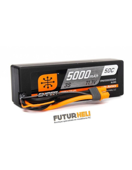 Batterie lipo 5000 mAh 3S 11,1v 50c prise IC3