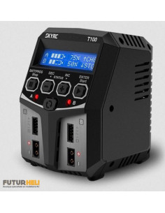 Chargeur Duo T100 220v 2/4S lipo-Nimh-Life-Lihv