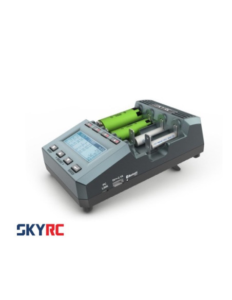 Chargeur MC3000 avec analyseur pour accus cylindriques