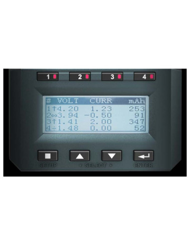 Chargeur MC3000 avec analyseur pour accus cylindriques