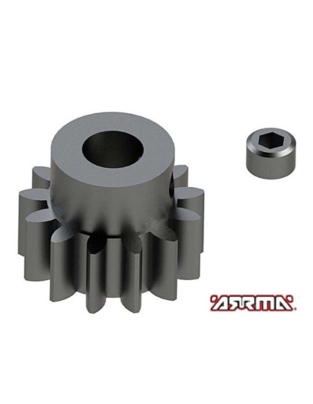 Pignon acier 13 dents module 1 arbre 5mm AR310474