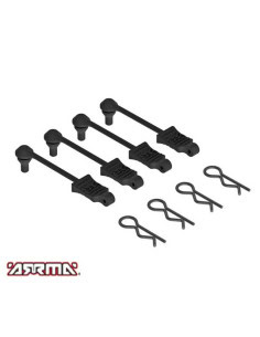 Clips de carrosserie 1/10eme (x4)