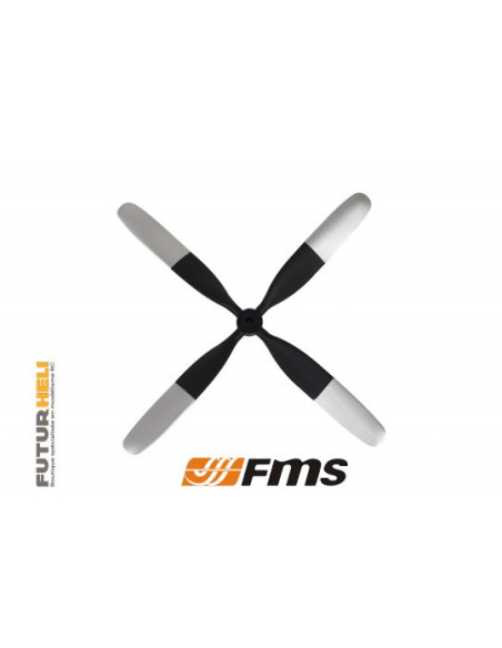 Hélice 4 pales P51D 1100 Dago Red