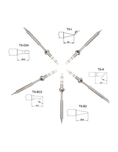Fer à souder TS100 12/24v - 17/à65w