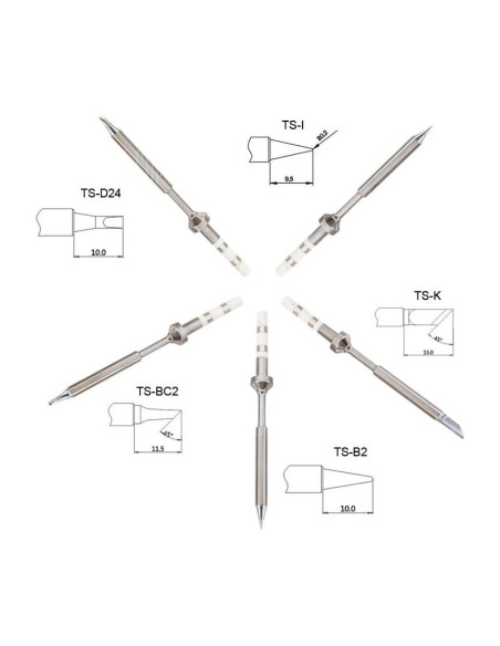 Fer à souder TS100 12/24v - 17/à65w