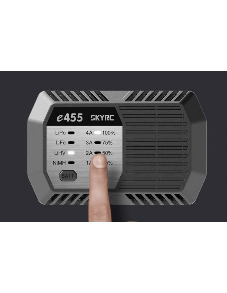 Chargeur E455 (LiPo, LiFe/LiHV & NiMh - 50W)