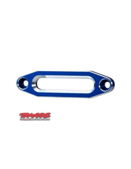 Guide câble pour treuil anodisé bleu