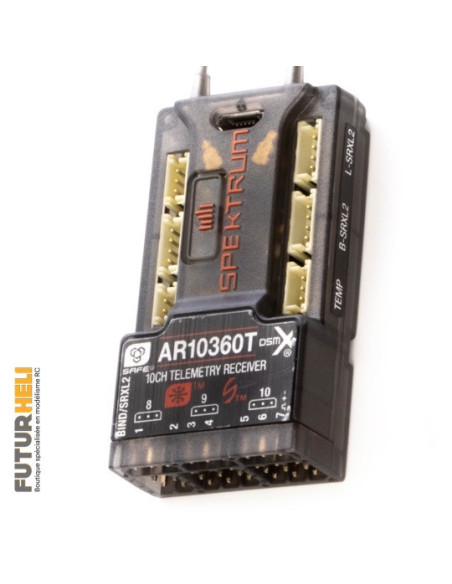 Récepteur AR10360T 10voies AS3X & Safe