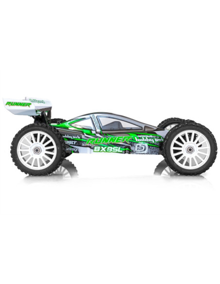 Buggy Runner  BX8 1/8 eme + radio (vert ou orange)
