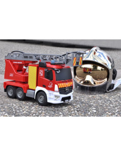 Camion pompier RC + echelle et lance fonctionnelle
