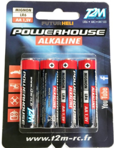Piles alkaline 1,5n (x4) Type LR6