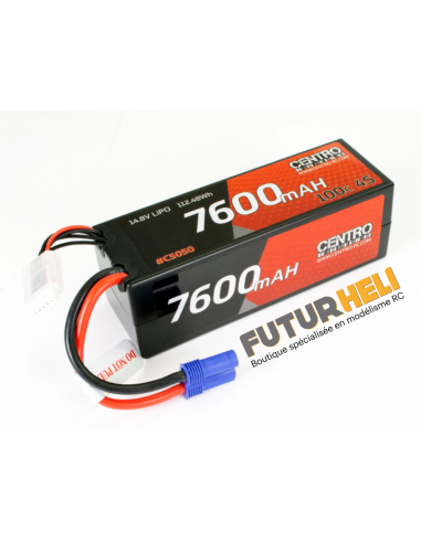 Batterie lipo 7600 mAh 4s 100C Hardcase Prise EC5