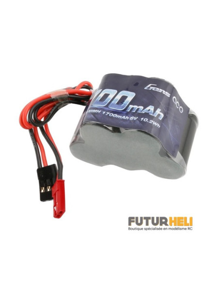 Batterie 1700 mah Nimh 6,0v réception 2 prises