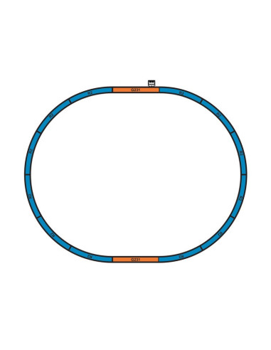 Train vapeur tender + wagons set complet HO