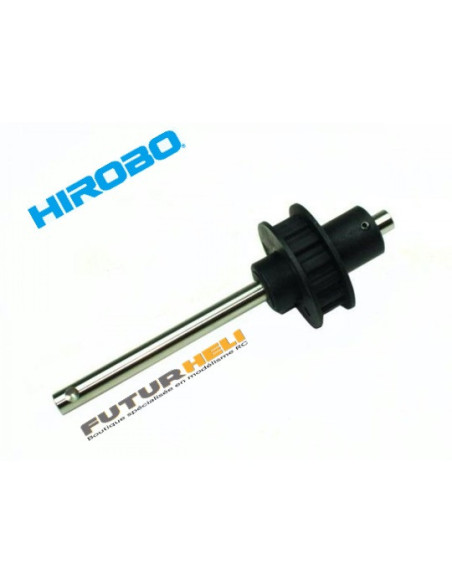 Axe anti-couple avec poulie 14 dents