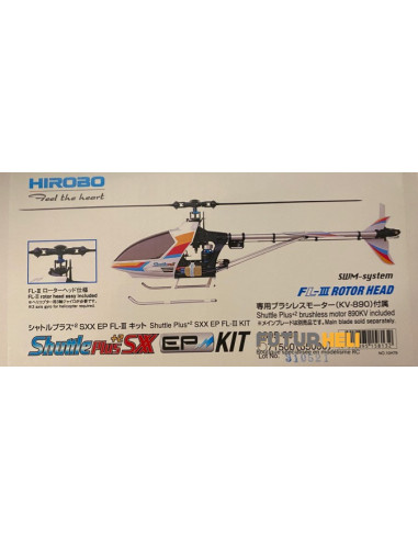 Shuttle + II SSX Flybarless kit electrique avec moteur