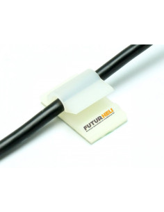 Clip Cable 5mm auto adhésif  (10 pièces)