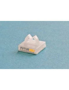 Mini support cable adhésif 4mm ( x10)