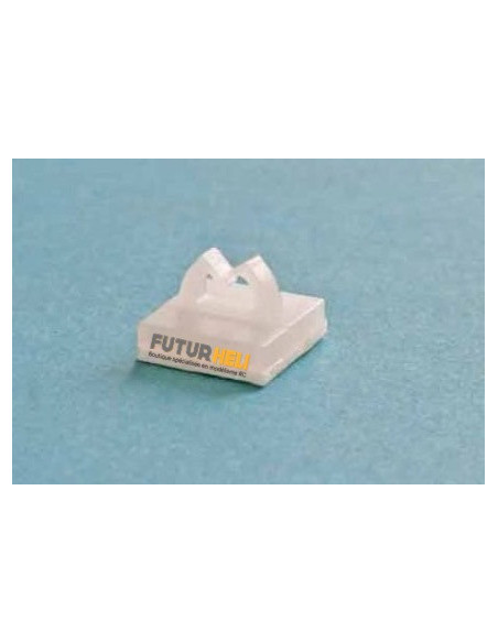 Mini support cable adhésif 4mm ( x10)