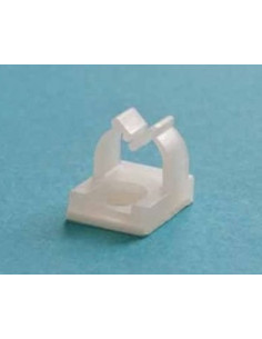 Mini support cable 6mm adhésif (x10)