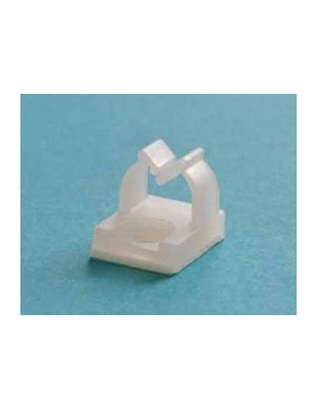 Mini support cable 6mm adhésif (x10)