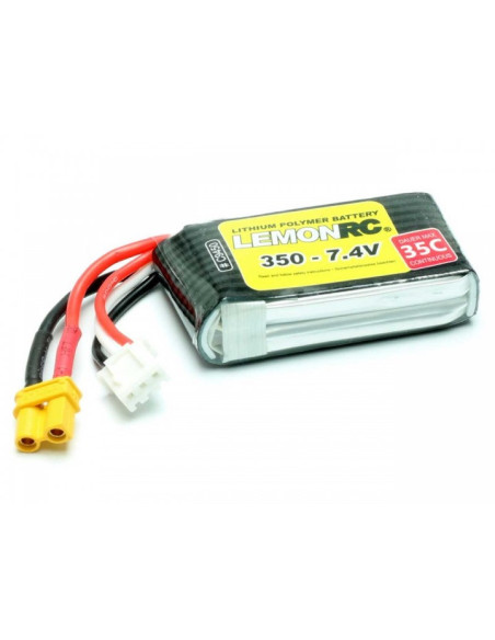 Batterie lipo 350 mah 2S 7,4v 35c 25g