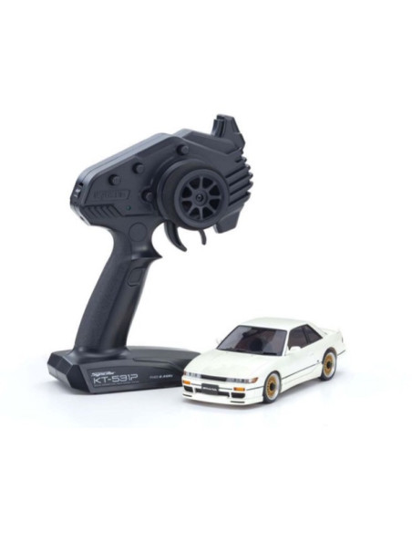 Mini-Z Nissan Silvia K's (S13) Aero Blanc nacré AWD