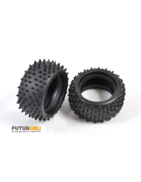 Paire de pneus arrières à pavés