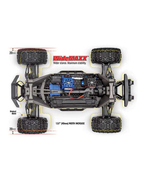Kit élagissement suspension Maxx