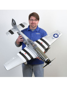 P-51D Mustang 1.2m BNF Basic avec AS3X et SAFE 2