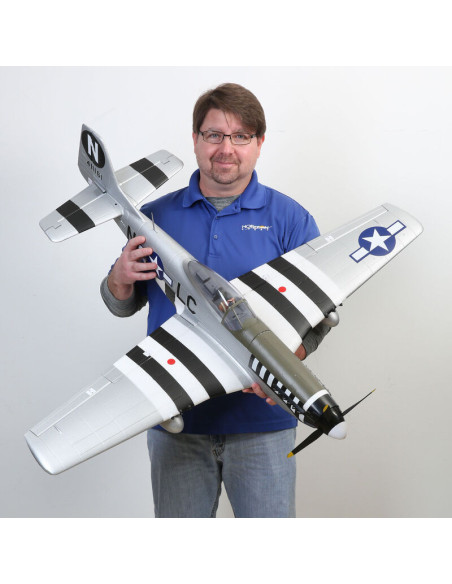 P-51D Mustang 1.2m BNF Basic avec AS3X et SAFE