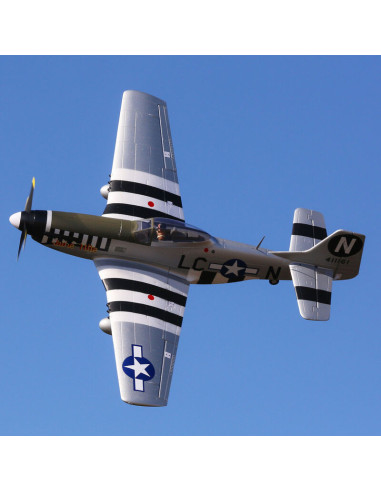 P-51D Mustang 1.2m BNF Basic avec AS3X et SAFE