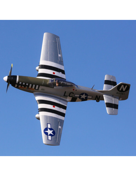 P-51D Mustang 1.2m BNF Basic avec AS3X et SAFE